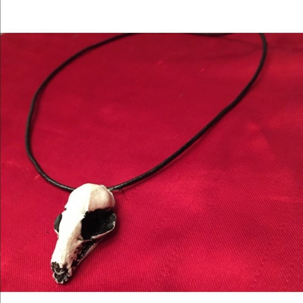 Bat Skull Taxidermy Necklace